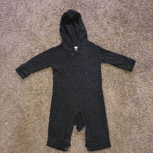 Old Navy Gray, Long-Sleeve Onesie
